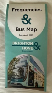Brighton & Hove Bus Map 2025 - Picture 1 of 3