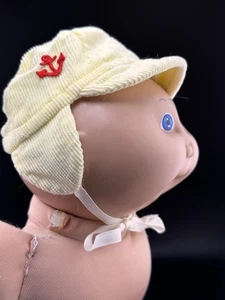 Cabbage Patch Kinder Frühchen gelb Cord Segelboot Coleco Anker Hut Vintage 1984 - Bild 1 von 7