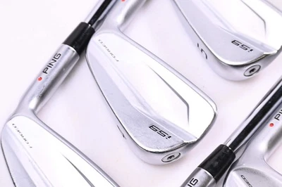 Ping i59 Irons / 3-PW / Red Dot / X-Flex Dynamic Gold 120 X100 Shafts - Image 1 of 4