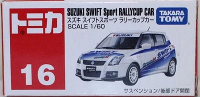 Cellophane tape sealed Tomica 16 Suzuki Swift Sport Rally Cup Car - Image 1 of 4