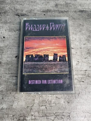 Blessed Death Destined For Extinction Cassette Tape 1987 Roadrunner Records RARE - Image 1 of 4