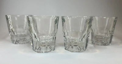 "Juego de 4 vasos Libbey Gibraltar Clear Cortado/Rocks, 4,5 oz, 3 1/8"" de alto" Foto 1 de 4
