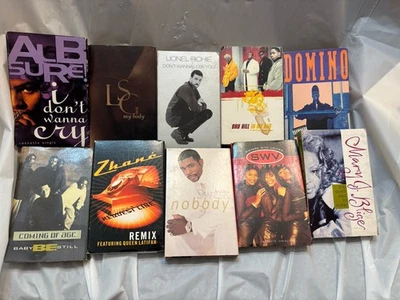10 R&B Cassette Tapes Lot HIP-HOP 90s Vintage Music Mary J Blige Keith Sweat - Image 1 of 4