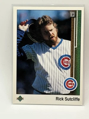 1989 Upper Deck - Rick Sutcliffe #303 - Image 1 of 2