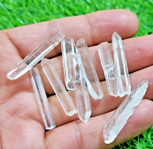 Excelente Cristal Cuarzo Crudo Tamaño 28-37 mm Increíble Piedra Preciosa Suelta Para Joyería - Imagen 1 de 5