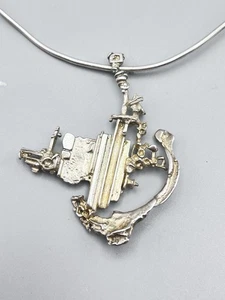 Vintage Juhls Tundra Halskette Sterling Silber 925S aus Norwegen - Bild 1 von 10