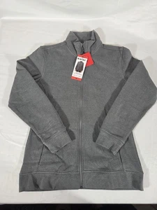 NWT Hi-tec Jacket Women's Size Medium Super Cozy Full Zip Tec Fleece Gray NEW - Picture 1 of 12