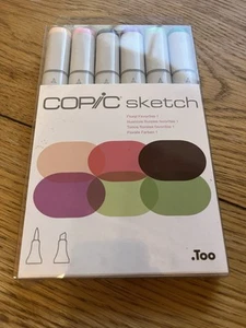 Copic markers | Sketch | Floral Favourites 1 | BNIB | RRP $64 ++ - Picture 1 of 3
