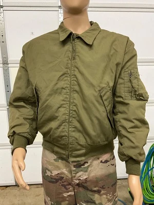 USGI Tanker Jacket CVC Cold Weather High Temp Resistant OD Green Size XL Regular - Image 1 of 4