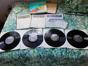 Living Spanish 4 Record Set Learn Spanish in 6 Weeks! 40 Lessons - Picture 1 of 4