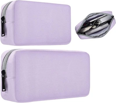 Paquete de 2 bolsas de accesorios electrónicos universales estuche de transporte suave portátil Ba Foto 1 de 2