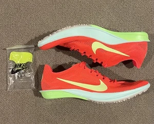 Nike ZoomX Dragonfly 2 Bright Crimson Lime Track Spikes Mens Size 11 FD8413-600 - Picture 1 of 15
