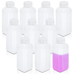 8oz/250ml Leak Proof Plastic Bottles with Caps for Liquids Sample, Reusable S... - Picture 1 of 9