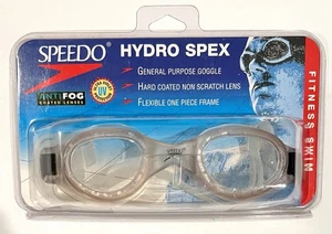 NUEVO SPEEDO Hydro Spex Gafas de Natación de Uso General Adulto Transparente - Imagen 1 de 2