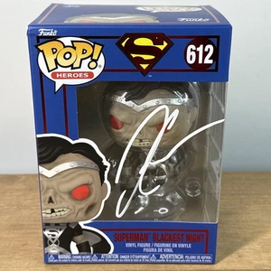 Funko Pop Autografiado David Corenswet #612 Blackest Night Superman Holograma Certificado de Autenticidad - Imagen 1 de 10