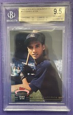 1993 Stadium Club Murphy Derek Jeter YANKEES #117 Rookie RC Draft Pick BGS 9.5