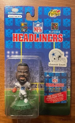 HOF Emmith Smith 1996 Corinthian Play Football Headliners NFL Dallas Cowboys Cover
