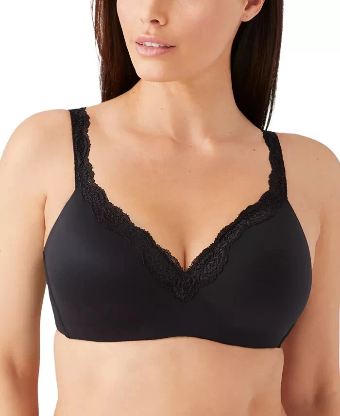 Wacoal Women's Softly Styled Black Wirefree Bra L45608 Size 38DDD