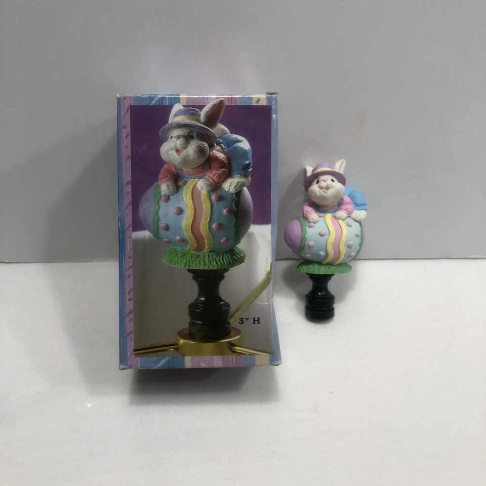 Conejito de Pascua Huevo Acabado Poliestireno Lámpara Adorno Decoración 3 1/2" Decoración Foto 1 de 3