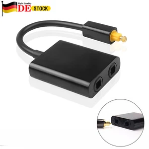Toslink Splitter 1 bis 2 Female Adapter Für Digital Toslink Digital Audio Cable - Bild 1 von 10
