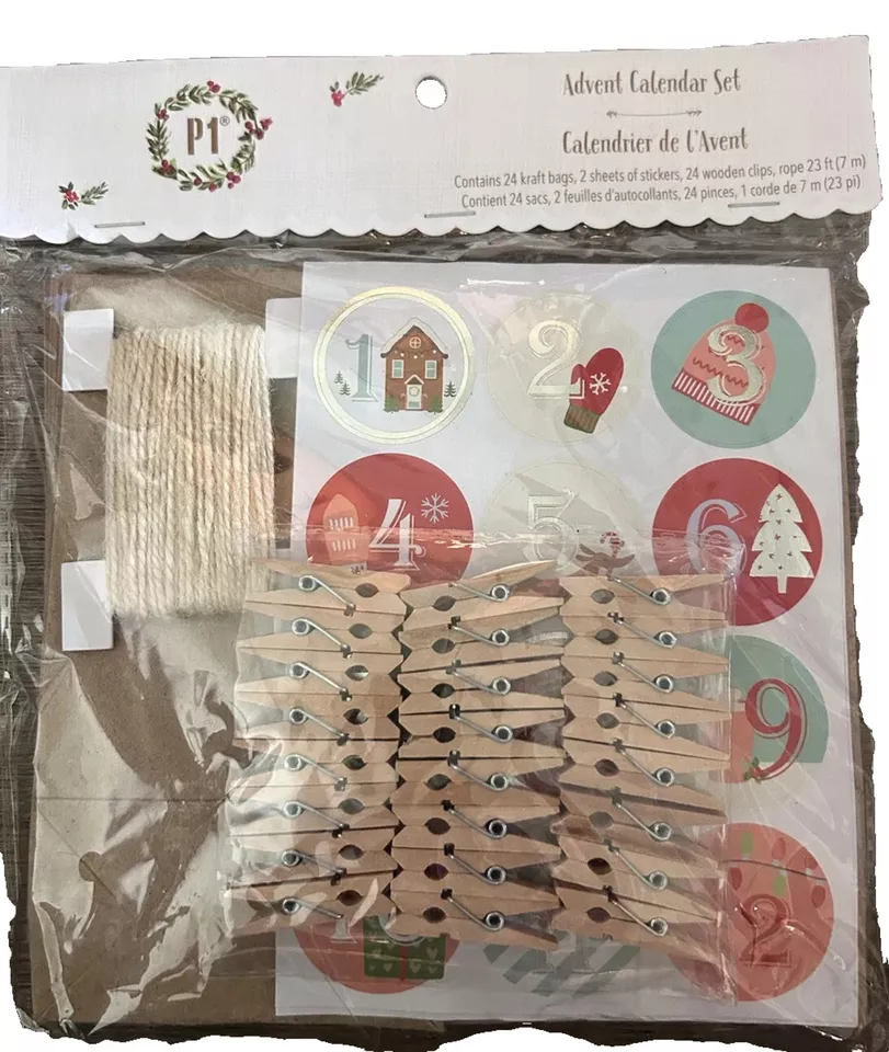 Pier 1 Make Your Own Advent Calendar Set Fun for Kids 4 Available