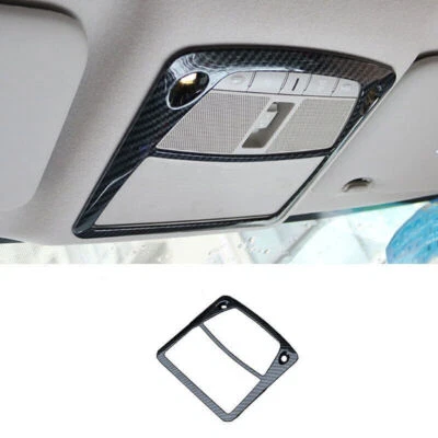 Marco de lámpara de lectura delantera de fibra de carbono para Nissan Sentra Sylphy 2013-2019 Foto 1 de 4