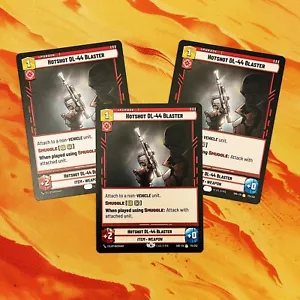 Hotshot DL-44 Heavy Blaster x3 Sombras de la Galaxia SHD Star Wars Unlimited 174 - Imagen 1 de 3