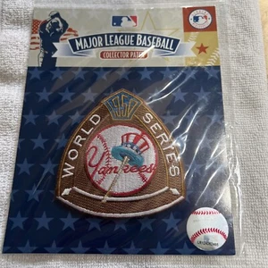 1950 World Series New York Yankees Stadium Logo Patch On Card MLB Baseball - Picture 1 of 11