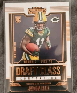 2023 Panini Contenders Jayden Reed Draft Class Bronze Foil - Picture 1 of 2
