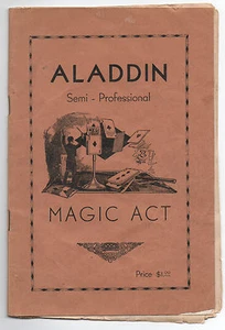 Seltenes 10-seitiges Magic Act Booklet von 1900 - Bild 1 von 2