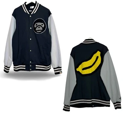 Archival🔥 Bape Baby Milo 2005 Vintage Bomber Jacket Size L - Image 1 of 4