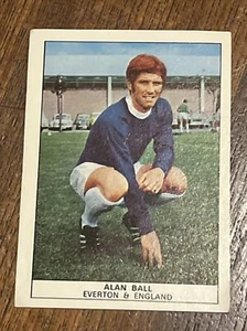 VINTAGE NABISCO FUSSBALLKARTE ALAN BALL EVERTON UND ENGLAND - Bild 1 von 2