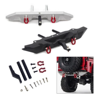 Parachoques trasero con gancho de remolque para coche sobre orugas Axial SCX10 III 90046 TRX4 1:10 RC - Imagen 1 de 12