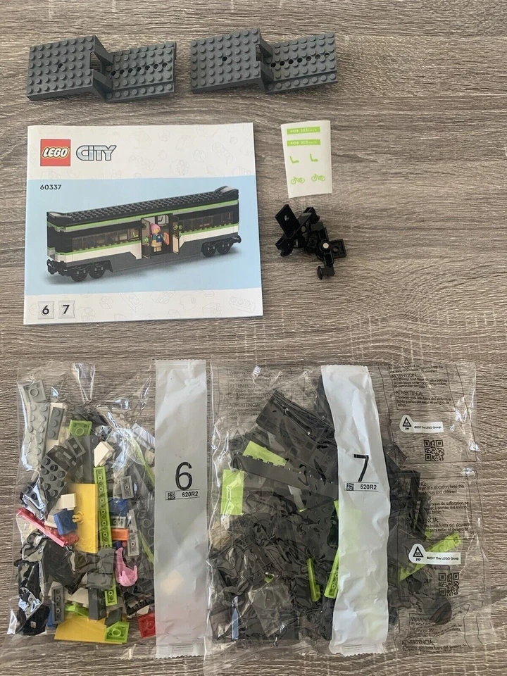 LEGO 60337 Express Passenger Train 3RD CART 2 Deck Cart SEALED BAGS 6 AND 7 - Image 1 of 1