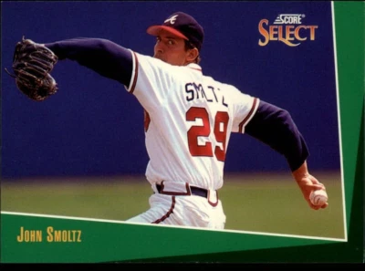 1993 Score Select John Smoltz Card # 177 HOF Baseball Atlanta Braves MINT - Image 1 of 2