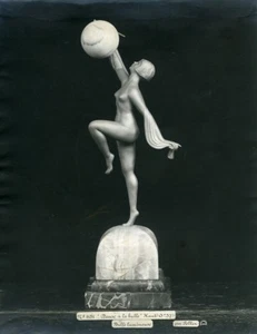 France Paris Art Deco Cadran Workshop Pellier Dancer Bubble Old Photo 1930 - Picture 1 of 3