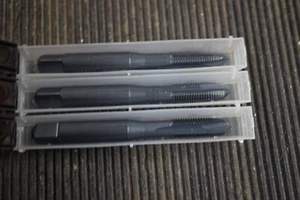 3 New OSG EXO 1/4-28 STI NF GH2 HSS Steam Oxide Helicoil Plug Taps - Picture 1 of 3