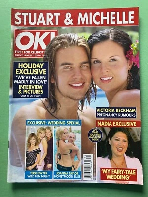 OK! Aug-2004 MICHELLE BASS STUART WILSON Mis-Teeq Joanna Taylor Jessica Simpson - Image 1 of 4