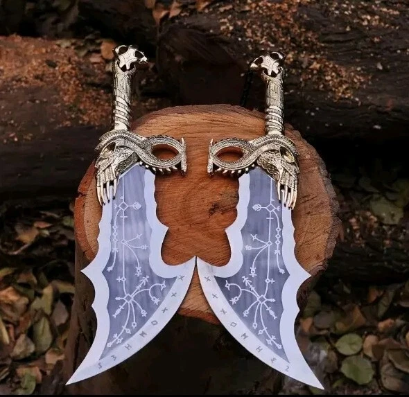 Réplica de cuchillas gemelas God of War Blade of Chaos Foto 1 de 3