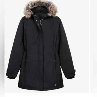 Abrigo parka negro Spyder Explorer para mujer M precio de venta sugerido por el fabricante $299 Foto 1 de 4
