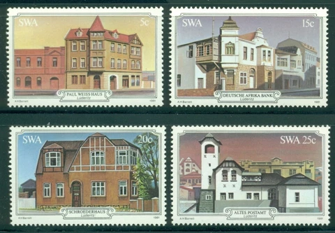 South West Africa Scott #479-482 MNH Historic Buildings $$ 384504 Cover