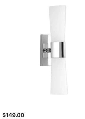 Progress Lighting P300062-015 Zura 2 Light 21" Tall Bathroom Sconce Etched Opal - Image 1 of 4