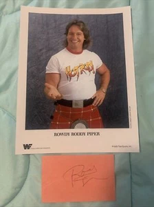 Rowdy Roddy Piper Hand Signed Autograph WWF WWE - Picture 1 of 2