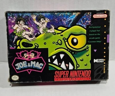 Joe & Mac Super Nintendo SNES  - Image 1 of 4