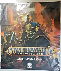Warhammer Store Large Carrier Bag Type B- Double Sided 40K / Age of Sigmar - OOP - Picture 1 of 2