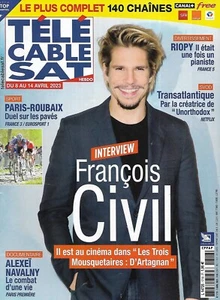 Télé Cable Sat n°1718 08/04/2023 François Civil en D'Artagnan/ Riopy/ Navalny - Imagen 1 de 3