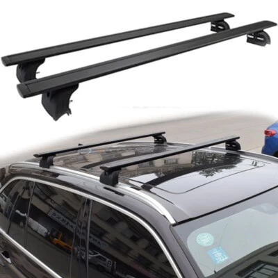 Barras transversales de aluminio 2 piezas barras transversales barras de carga aptas para Audi Q5 2009-2017 Foto 1 de 4
