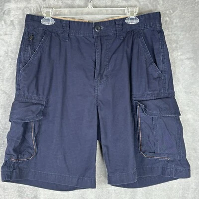 RedHead Cargo Shorts Mens 34 Navy Blue Ripstop Hiking Fishing 34x8.5 Cotton - Image 1 of 4