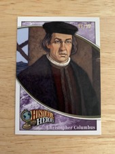 2009 Upper Deck Historical Heroes Christopher Columbus /10!!!