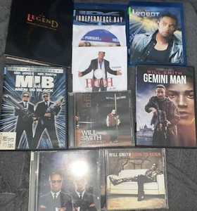 Will Smith 11 Blu Ray DVD CD Lot I Am Legend Independence Day Fresh Prince - Picture 1 of 9
